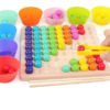 D_736741-MCO45540076235_042021-O.jpg Juguete Clasificación Conteo Pinzas Montessori Set Didáctico Varios