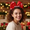 Diadema Navideñas Ho Ho Ho  Balaca Accesorios Navidad! Rojo