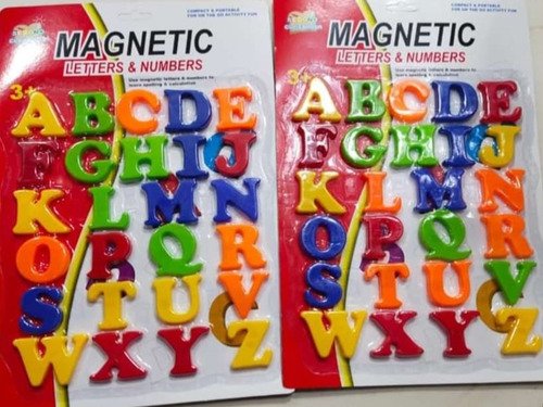 Set Magnetico Del Abecedario Con Colores