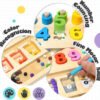 Tablero Didáctico Multifuncional Aprendizaje3 En 1 En Madera