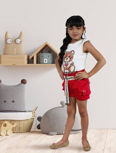 D_740924-MCO45109014327_032021-O.jpg Conjunto Para Niña Short Blusa Estampado Ropa Para Niñas