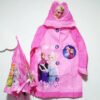 Kit Lluvia Niños Capa Impermeable Paraguas Sombrilla Niñas  Blanco