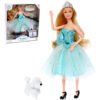 Muñeca Princesa Articulada Con Corona Con Hermoso Vestido