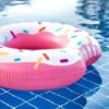 Flotador Dona Vainilla Chips Redondo Intex Inflable Piscina