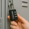 Candado Clave Para Locker Maleta Combinaciones Seguridad Negro