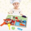 D_746014-MCO40413088098_012020-O.jpg Juego Cocina En Madera Ecológica Juguete Montessori Roles Multicolor