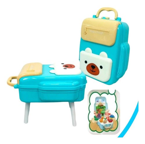 D_746062-MCO52643340726_112022-O.jpg Maleta Playdough Oso Mochila Dinosaurios Plastilina