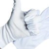 D_746184-MCO82198797988_022025-O.jpg Guantes Blancos Niños Temporada Escolar Mundocute Uniformes Blanco