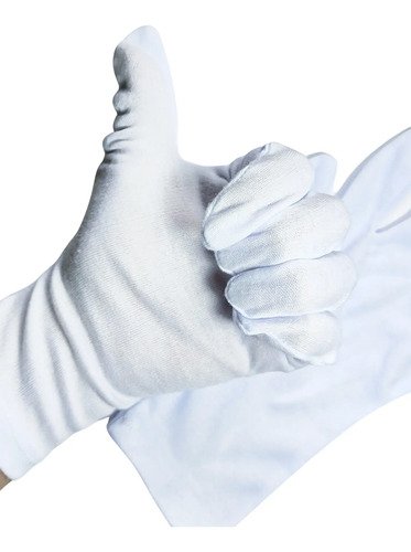 D_746184-MCO82198797988_022025-O.jpg Guantes Blancos Niños Temporada Escolar Mundocute Uniformes Blanco