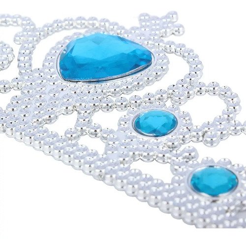 Disfraz Niña Elsa Frozen Completo Trenza Y Guantes Disfraces
