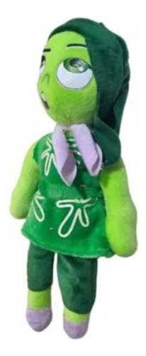 Peluche Desagrado Intensamente 24cm - Personaje De Pixar Verde