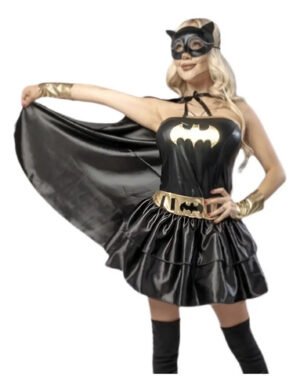 D_747893-MCO80028897989_102024-O.jpg Disfraz De Batichica Para Mujeres: ¡conviértete En La Justiciera De La Noche! Negro Unica