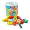 Juego Roles Comida Madera Juguete Cocina Montessori