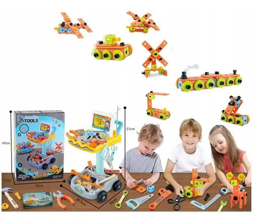 Set Herramientas Portátil Niños Maleta Juguetes Regalo