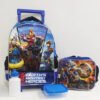 D_751655-MCO40670621673_022020-O.jpg Combo Morral Avengers Vengadores Maleta Ruedas + Lonchera Azul