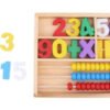 Juego Madera Montessori Matemáticas Calculadora Ábaco