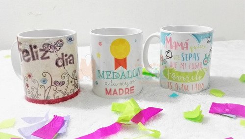 Mug Céramica Feliz Día Mamá Diseños Día De La Madre