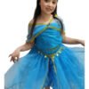 Disfraz Jazmín Aladdín Disfraces Niña Princesa Árabe - Vestido Con Detalles Dorados Y Azules Turquesa 10