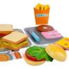 Juego De Cocina En Madera Juego Comida Rápida