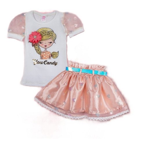 D_753449-MCO45109252003_032021-O.jpg Conjunto Niña Falda Tutu Tul + Blusa Ropa Para Niñas