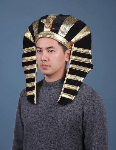 Sombrero Faraón Egipcio Adulto  Accesorio Disfraz Carnaval Cosplay