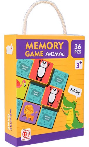 D_754713-MCO80594034292_112024-O.jpg Juego De Memoria Para Niños Parejas | 36 Fichas De Animales
