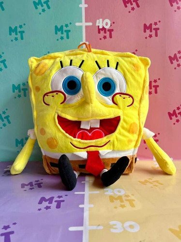 Peluche Bob Esponja 60cm - Divertido Y Suave Nickelodeon Amarillo