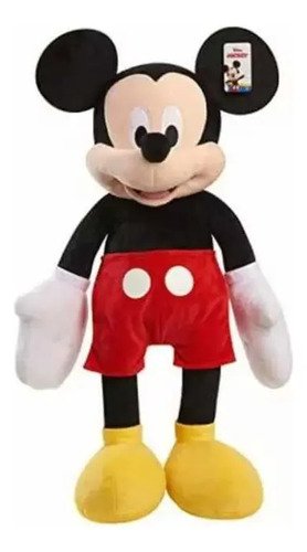 Peluche Mickey Mouse 75cm - Clásico De Disney Gran Tamaño Negro