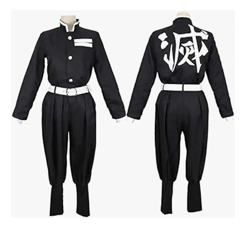 D_757575-MCO78843652124_092024-O.jpg Disfraz Rengoku Demon Slayer - Kimetsu Cosplay De Alta Calidad