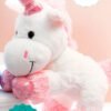 Hermoso Peluche De Unicornio Azul 55 Cm Mundocute