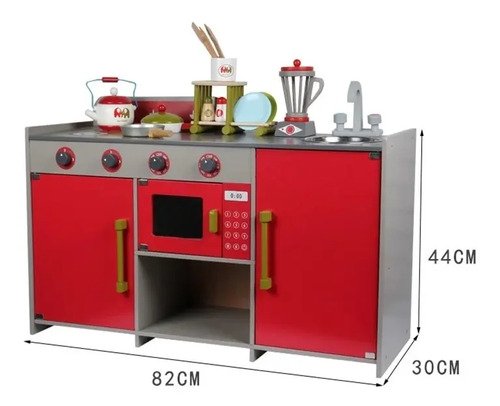 Cocina Europea Madera Juguetes Didácticos Montessori Niños