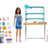 Muñeca Barbie Artista Set Estudio Relax & Create Estudio Art