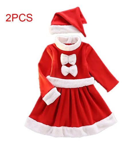 D_761002-MCO80454341154_112024-O.jpg Disfraz De Mamá Noel Para Niña Disfraces Navidad - ¡encanto Festivo Para Las Pequeñas!