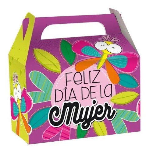 D_761657-MCO40947061760_022020-O.jpg 12 Cajitas Regalo Día De La Mujer Lonchera Obsequio Caja