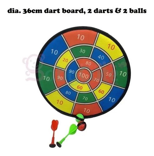 Juego Diana De Tiro Juguete Dardos Didacticos Mundocute