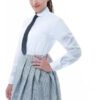 D_762412-MCO44998042902_022021-O.jpg Blusa Cuello Bebé Corbata Camisa Blanca Cuello Bebé Rigido