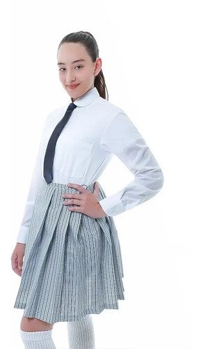 D_762412-MCO44998042902_022021-O.jpg Blusa Cuello Bebé Corbata Camisa Blanca Cuello Bebé Rigido