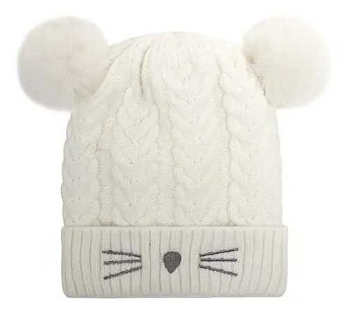 D_763072-MCO54990921468_052023-O.jpg Gorro Lana Para Bebé Protección Invierno Niños Gorros Frío