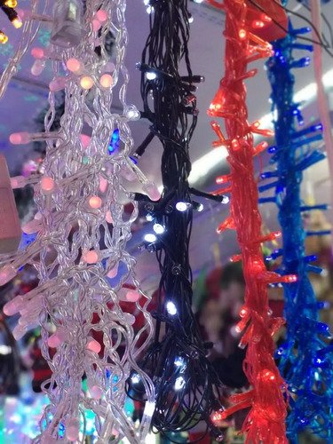Hermosa Extensión Navidad 9 Metros 100 Bombillos