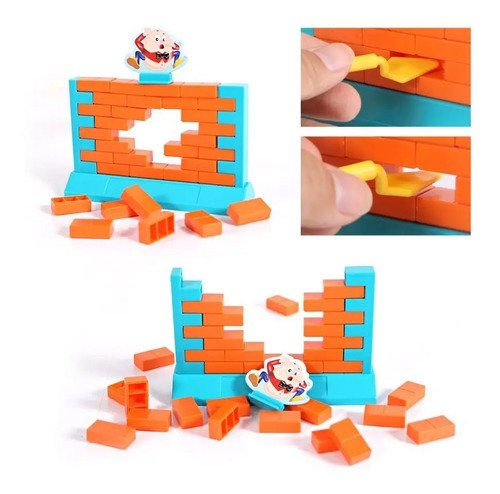 Juego Familiar Tumba La Pared Break Out Game Obrero Ditoys