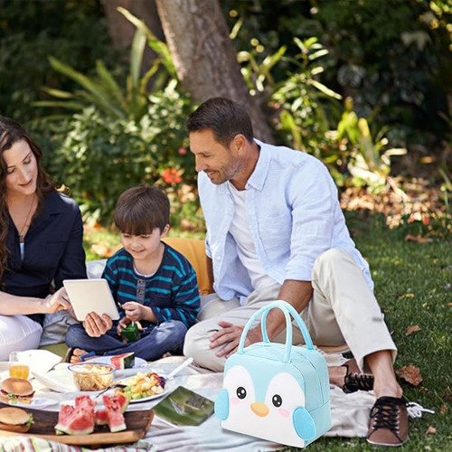 Lonchera Niños Bolsa Térmica Infantil Diseños Cute