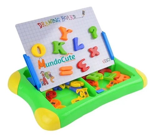 Mesa Didáctica Tablero Acrílico Con Letras Y Números Imán