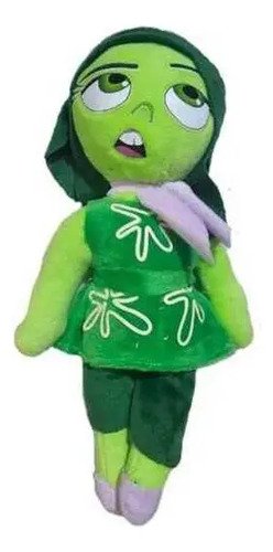 Peluche Desagrado Intensamente 24cm - Personaje De Pixar Verde