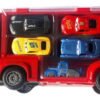 D_766470-MCO81392727889_122024-O.jpg Grua Camión Cars Rayo Mcqueen + 6 Autos Juguete Metálicos Autos Rojo
