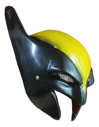 Máscara De Wolverine  Diseño Épico Para Cosplay Amarillo Unica