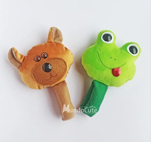 2 Sonajeros Bebé Suaves Hipoalergénicos Juguete Estimulación