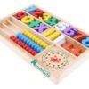 Juego Madera Montessori Matemáticas Calculadora Ábaco