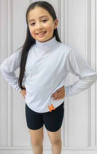 D_768808-MCO84829900852_052025-O.jpg Buzo Algodó Cuello Tortuga Adulto Camisa Manga Larga Blanco