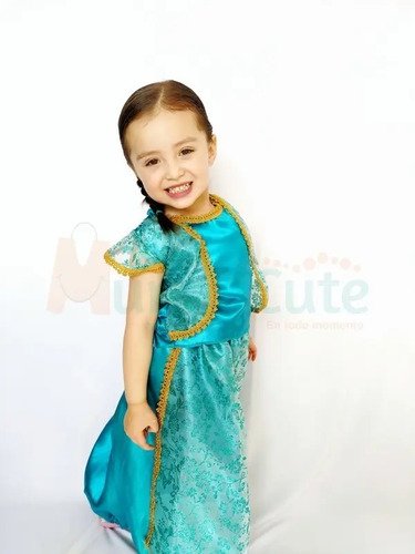 Disfraz Princesa Jazmín Disfraces Niña Aladdín Alta Calidad