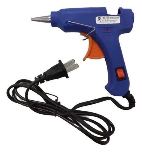 D_771754-MCO82199121181_012025-O.jpg Pistola De Silicona Grande + 5 Barras De Silicona Azul